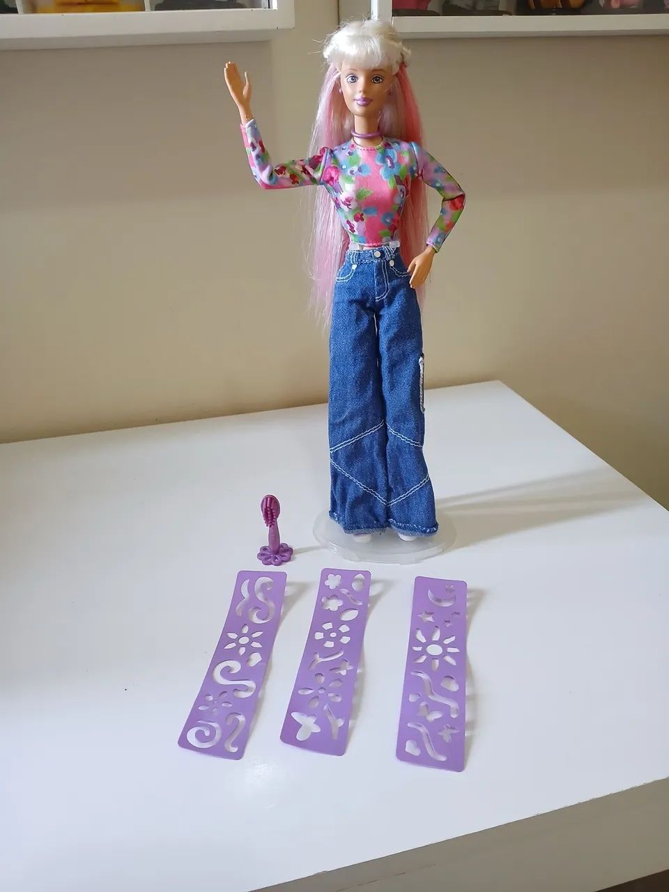 Barbie Cabelos Mágicos Mattel 1993  - Foto 5
