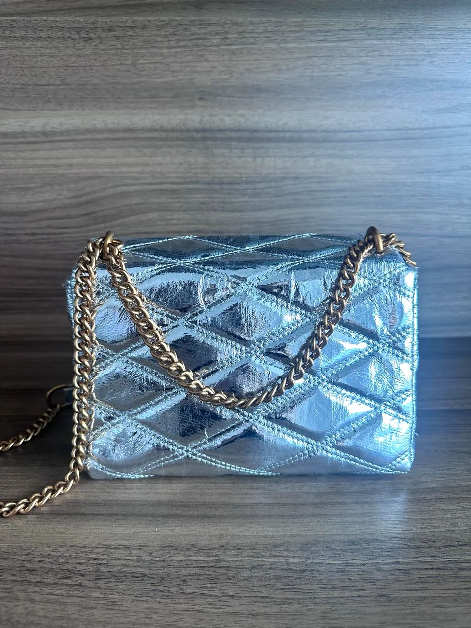 Bolsa Santa Lolla Prata - Foto 5