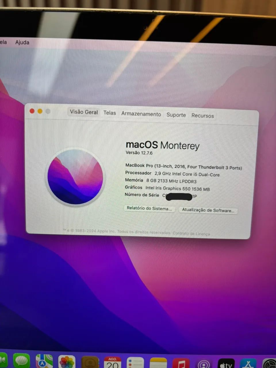 MacBook Pro 2016 i5 512Gb 8gb ram  - Foto 5