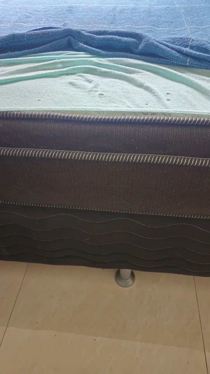 Cama box + colchão Ortobom Queen - Foto 3