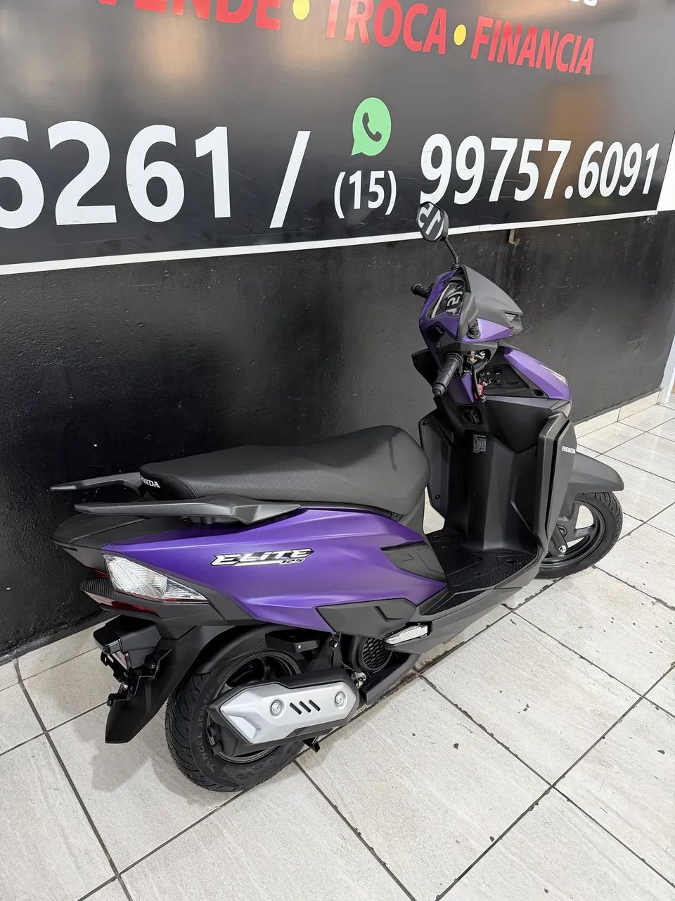 Honda Elite 125c 2027 0km já documentada e emplacada  - Foto 2