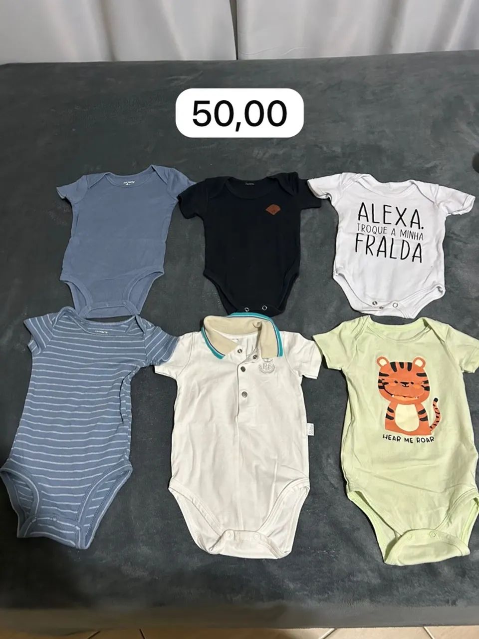 Lote Roupinhas de bebê com várias peças Carters - Foto 3