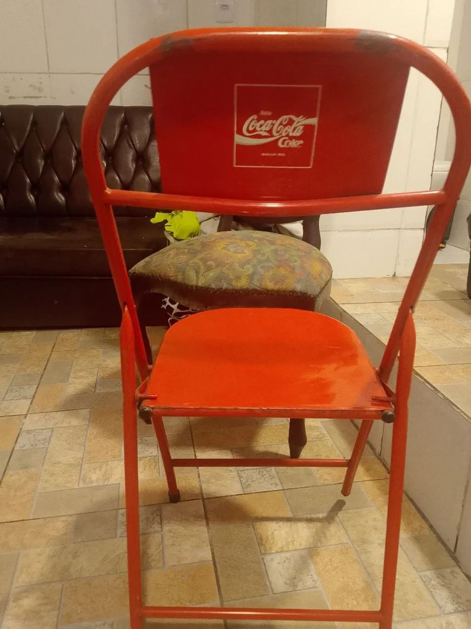 Cadeira da Coca cola antiga  - Foto 3