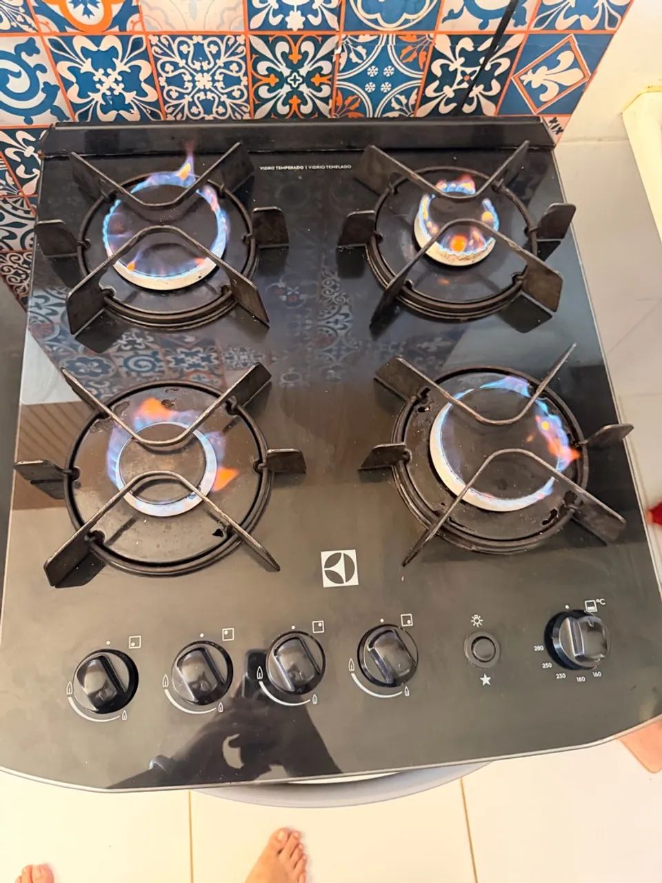 Fogão Electrolux tampo de vidro  - Foto 2