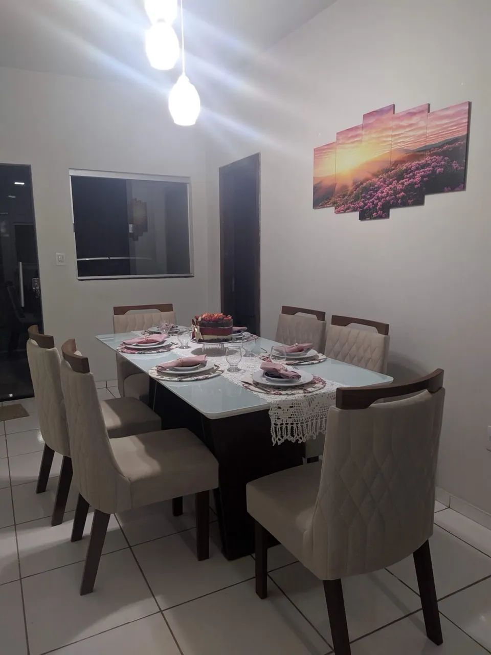 Mesa com 6 cadeiras  - Foto 3