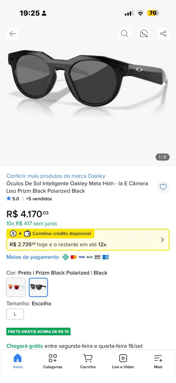 Oakley meta novo - Foto 2