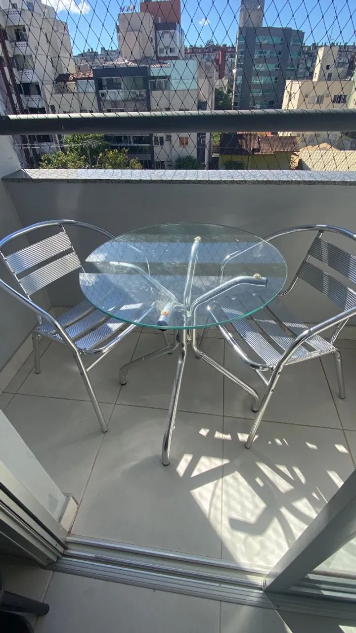 Conjunto de varanda de Vidro