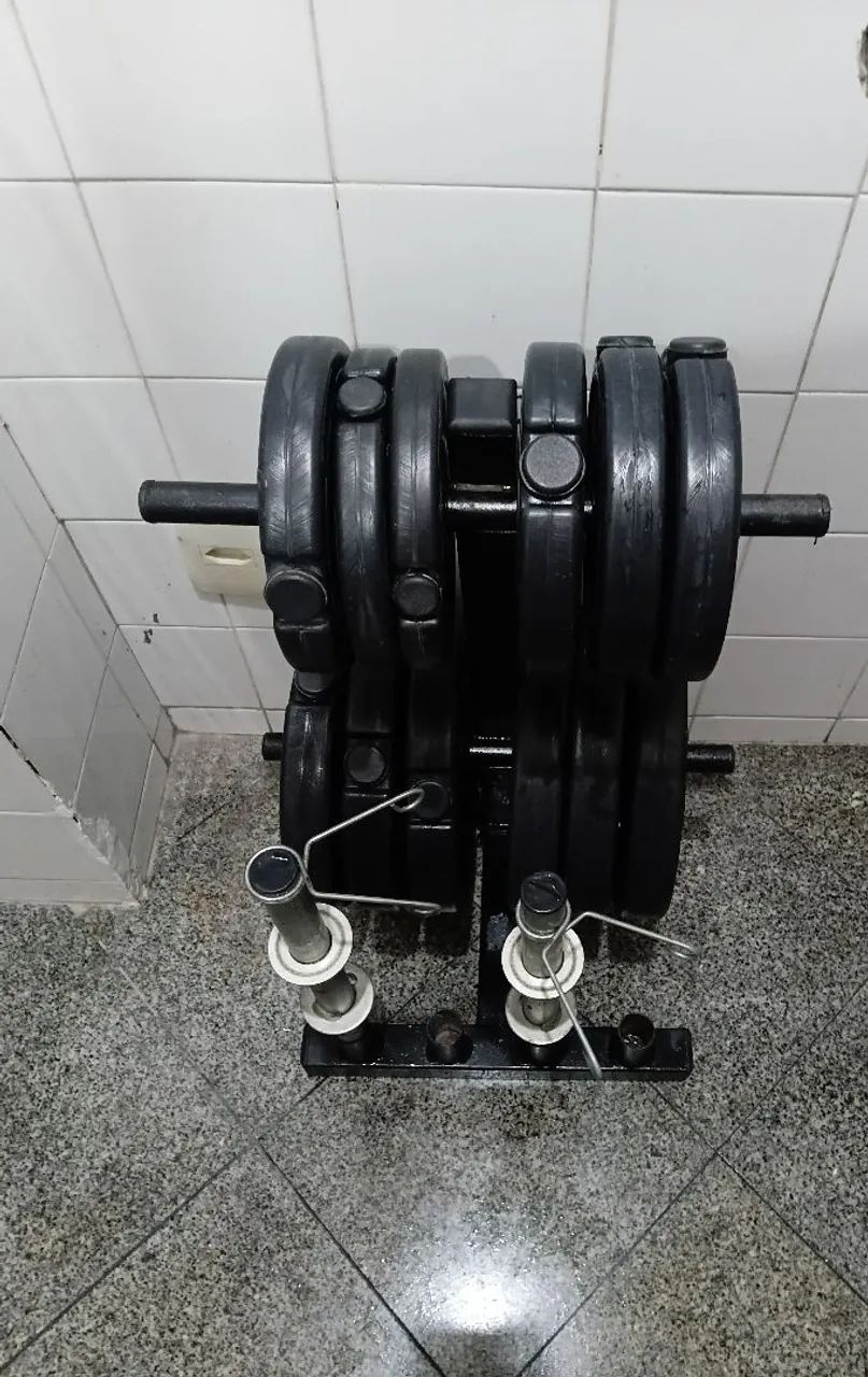 Kit de Anilhas de 40 kg - Foto 4