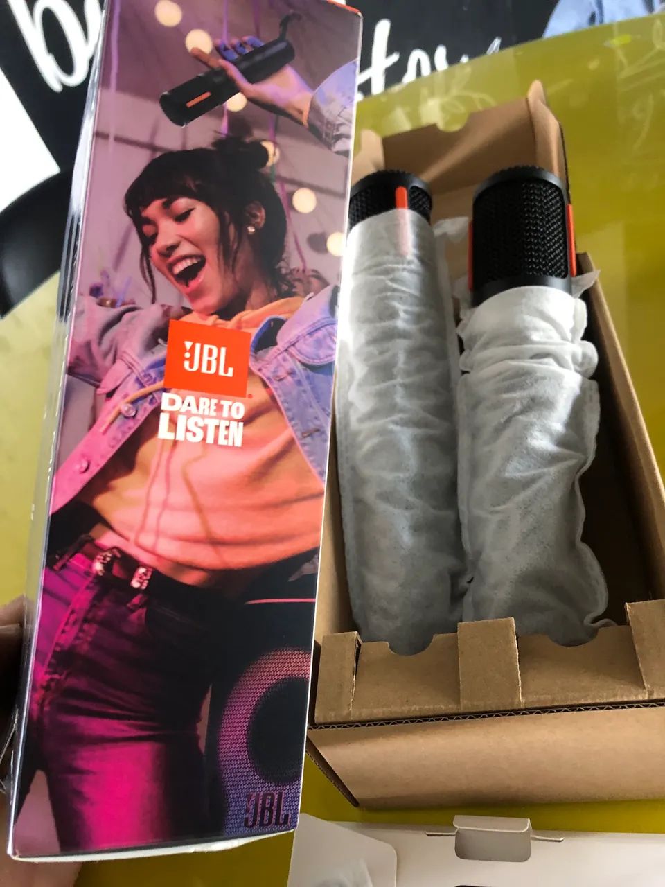 Par de microfones sem fio JBL PartyBox Wireless Mic - Foto 2