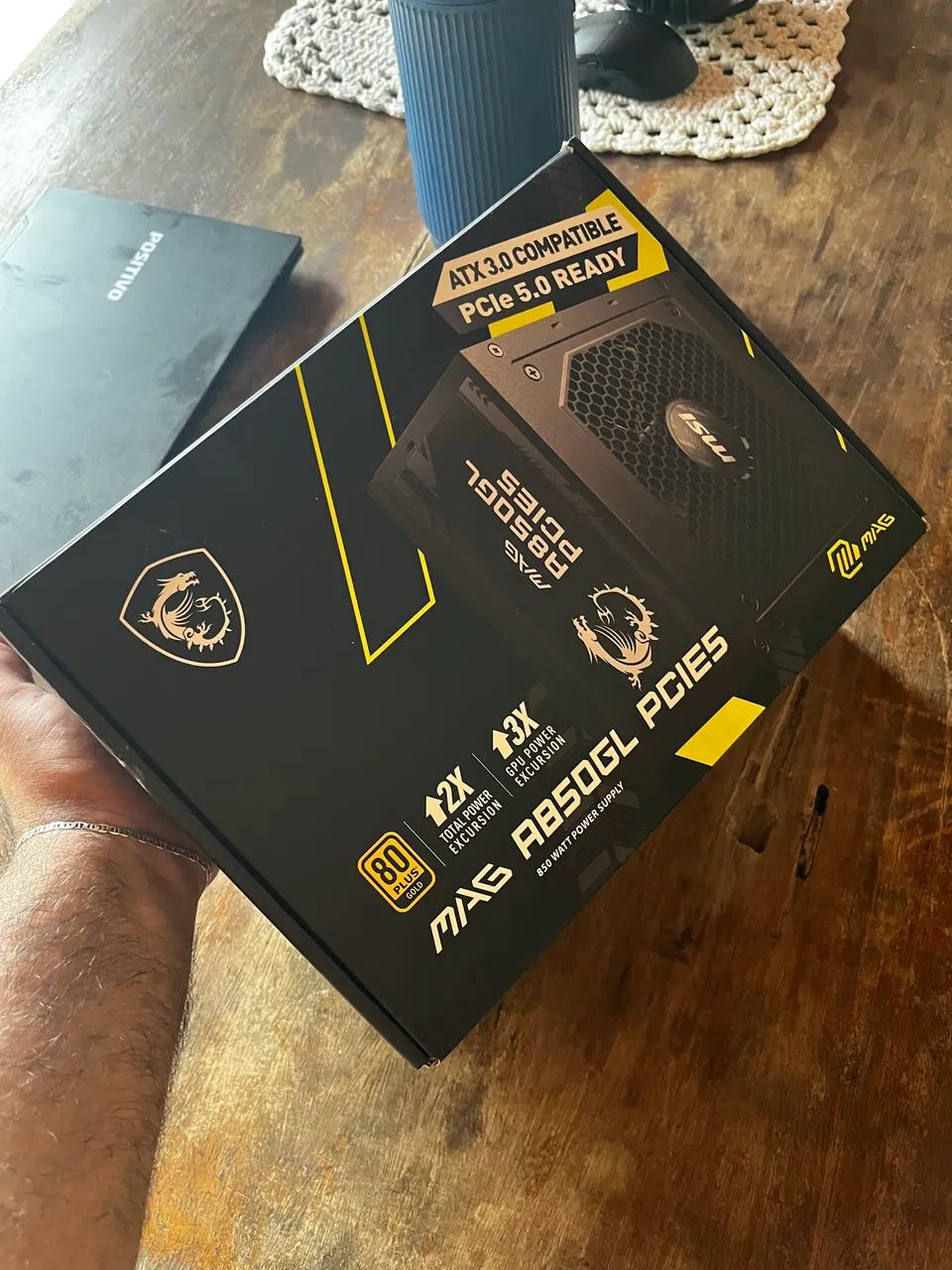 FONTE MSI MAG 850W FULL MODULAR - Foto 2