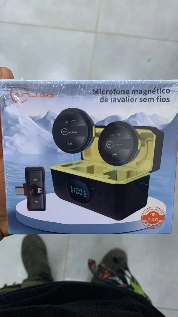 Vendo microfone lapela, novo sem uso  - Foto 3
