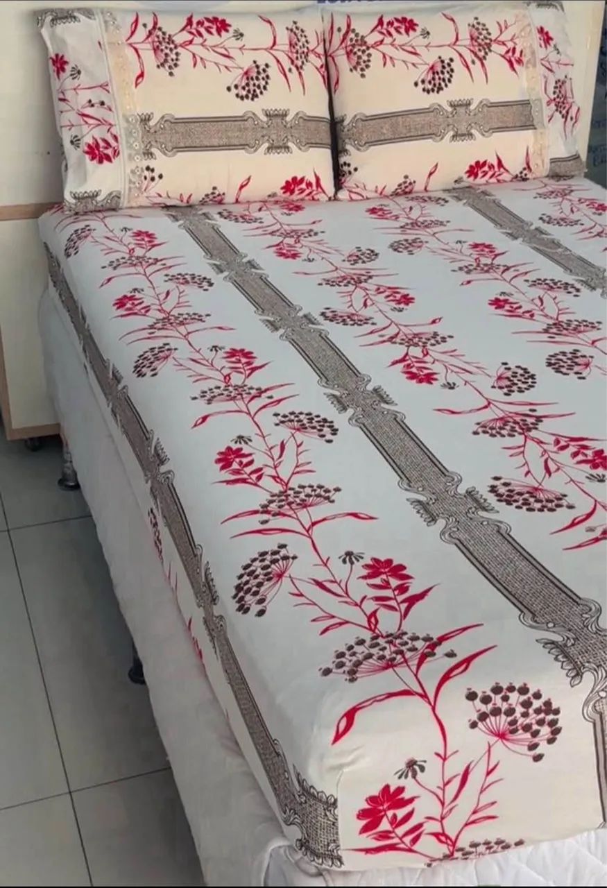 Lençóis de elástico malha 100% algodão  - Foto 2
