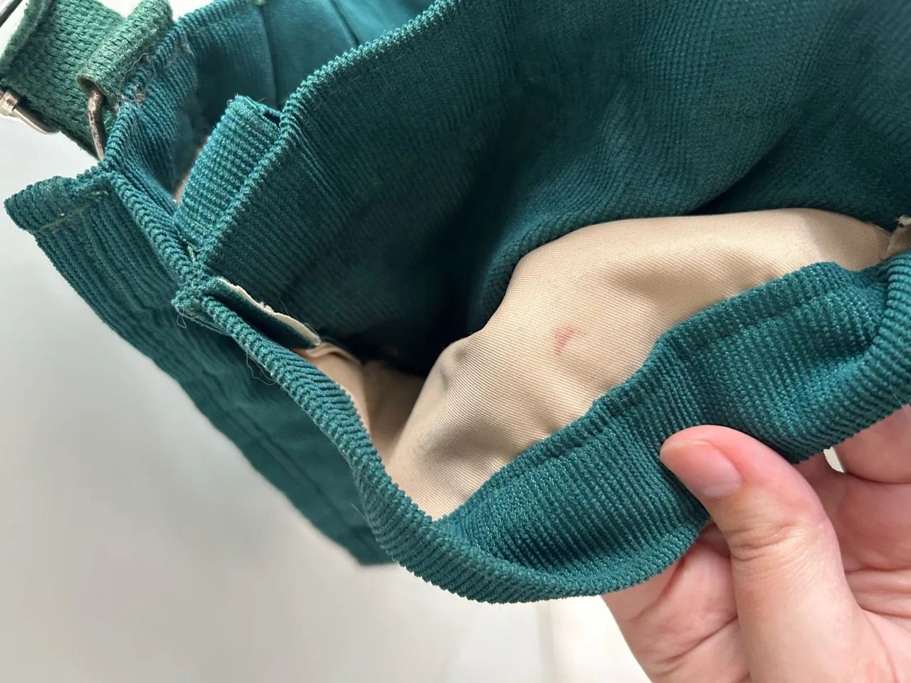 bolsa veludo verde - Foto 4