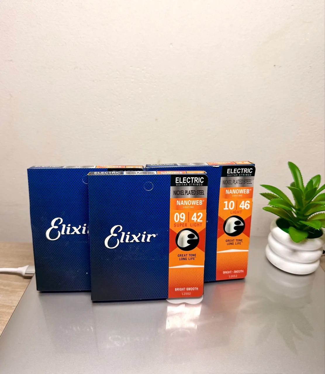 Cordas elixir 09 e 010 
