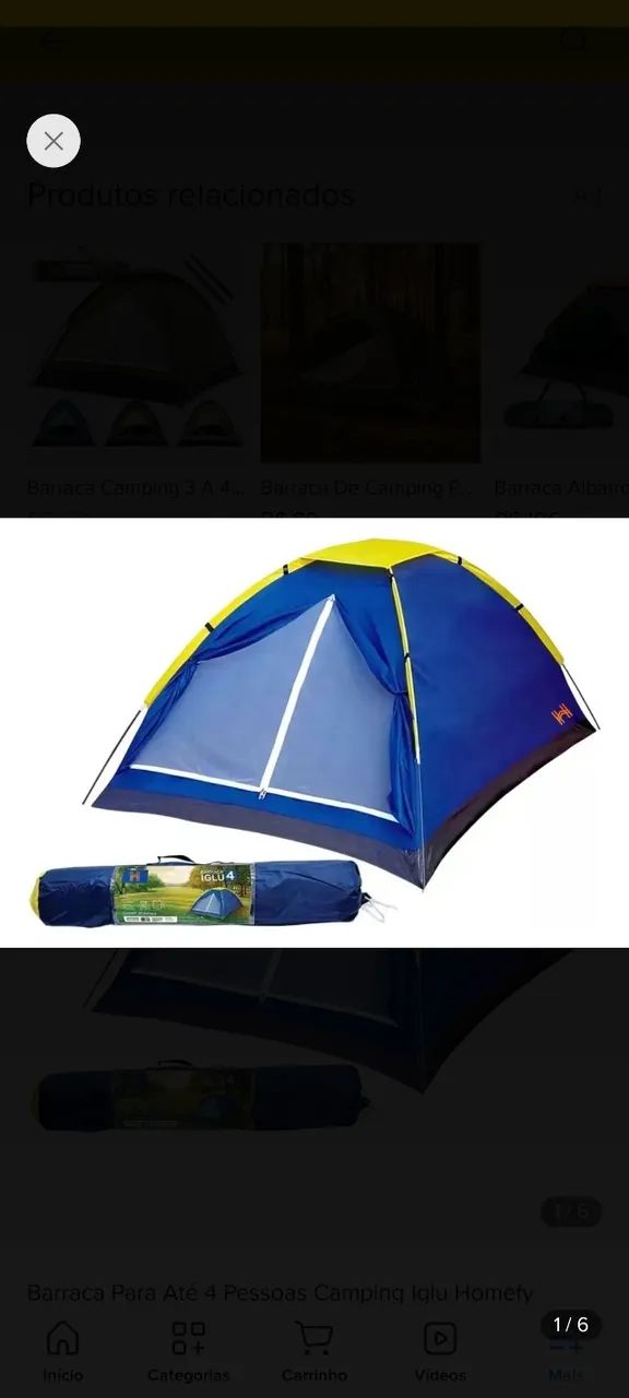 Barraca de Camping para até 4 pessoas - Foto 4