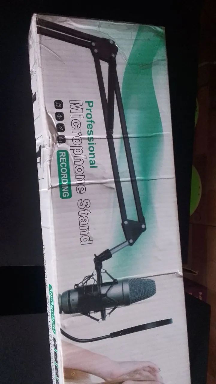 Suporte p/ Microfone de Mesa, articulado - Foto 2