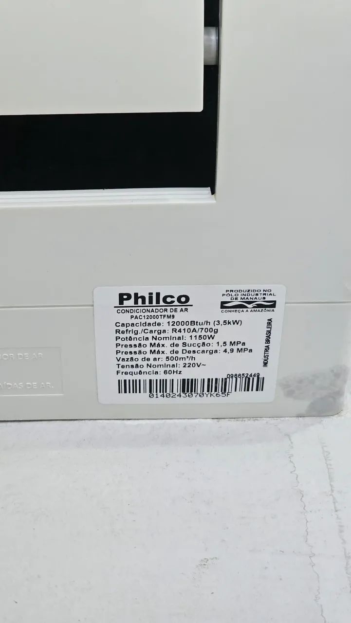 Ar condicionado Philco 12.000 BTUs (Apenas Evaporadora) - Foto 5