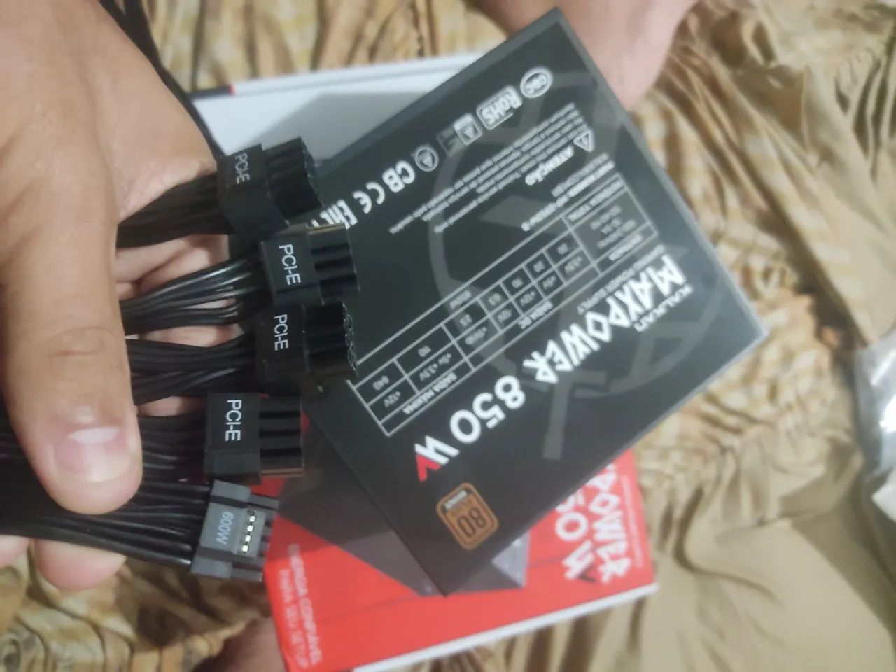 fonte 850w novo padrão ATX 3.1 - Foto 4