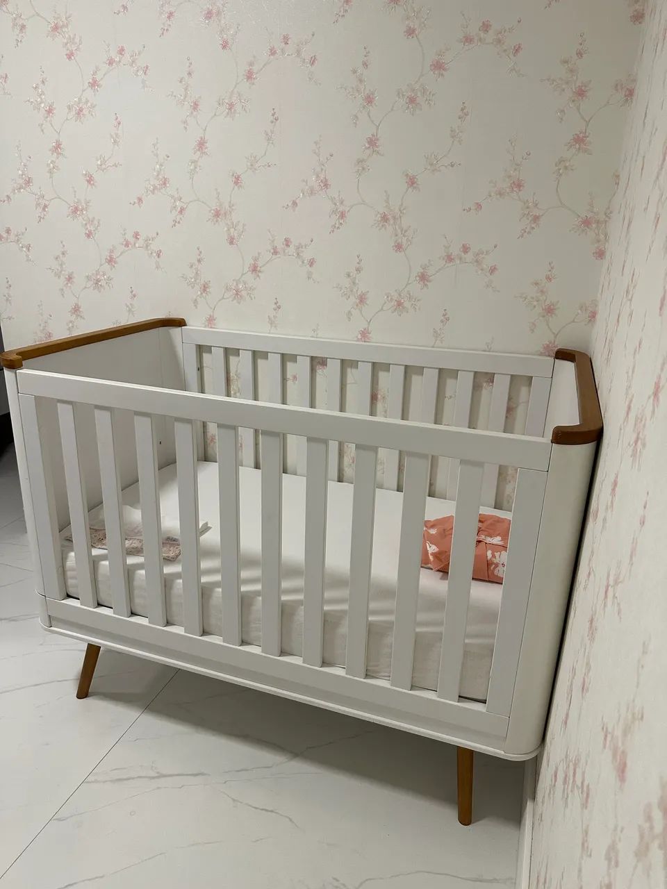 Berço Confort 2 em 1 - Puppi Móbile Branco - Foto 2