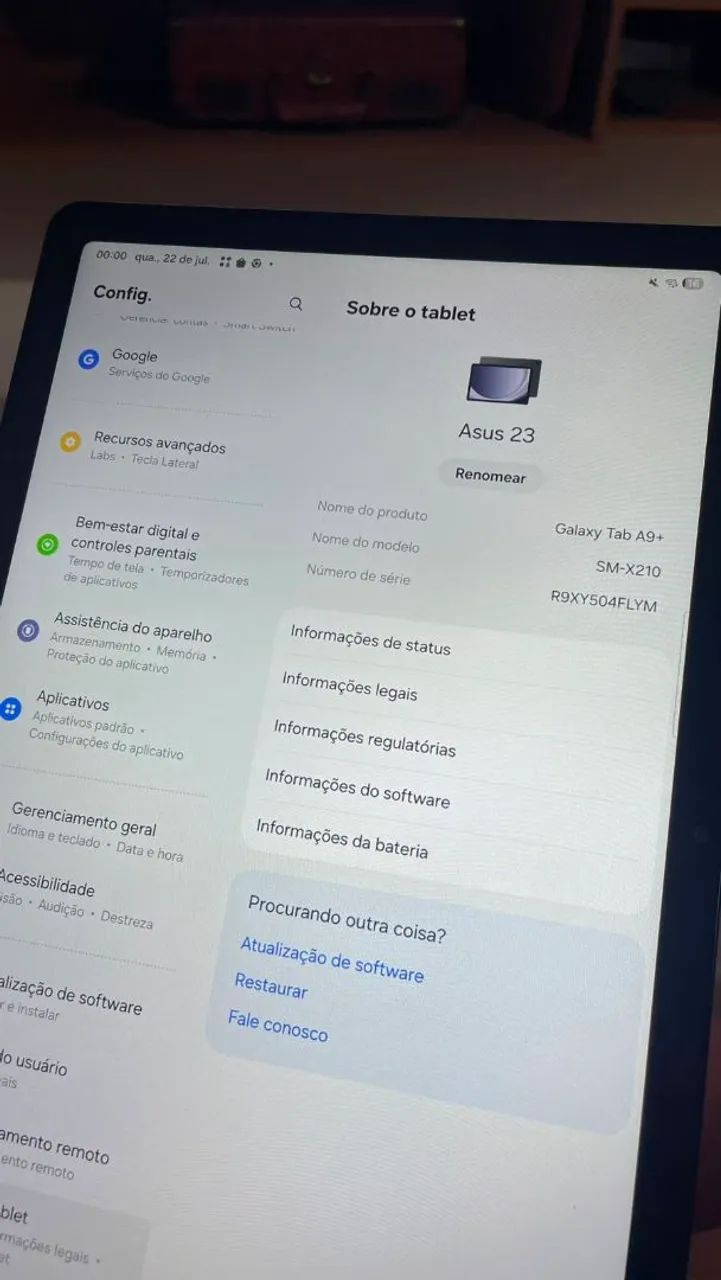 Tablet Galaxy A9+