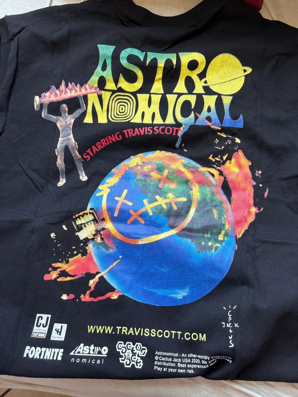 Camisa Travis Scott Astronomical Astroworld - Foto 2