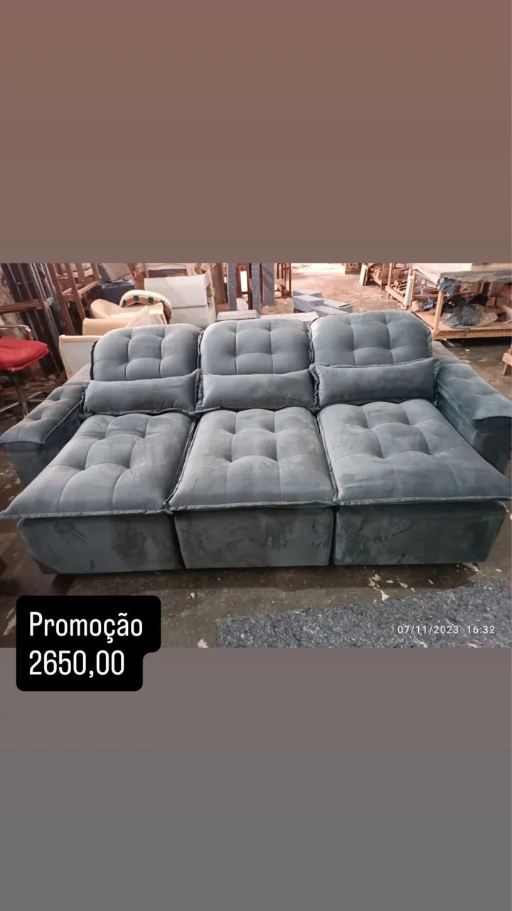 RETRATIL RECLINÁVEIS 3 lugares promo 2650