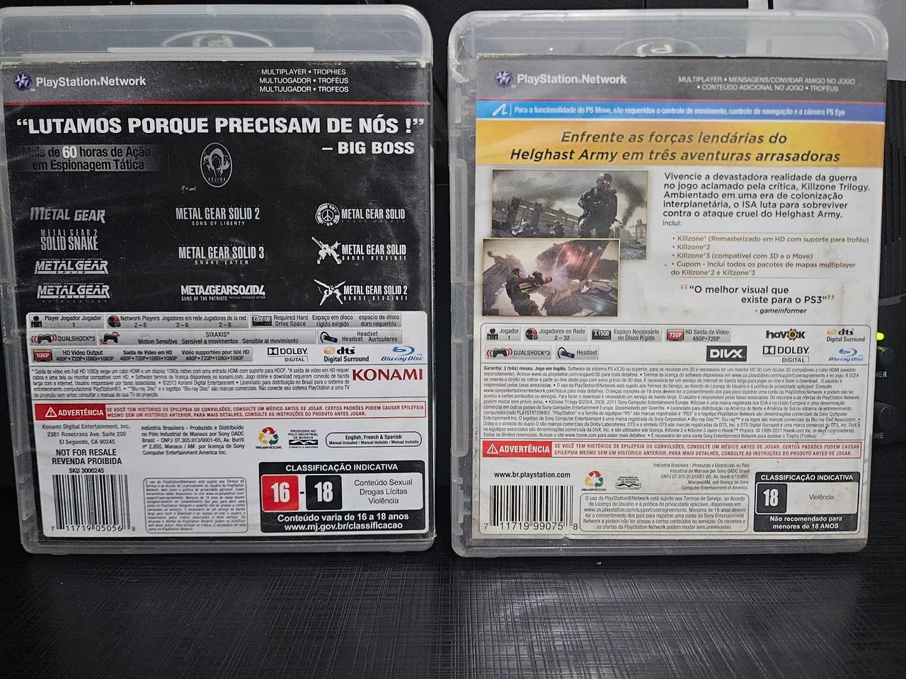 Metal Gear solid e Killzone trilogia ps3 - Foto 2