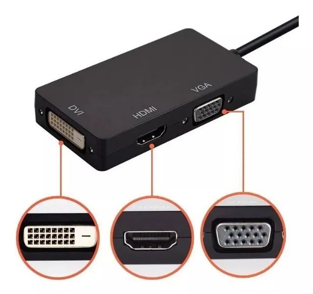 Cabo Conversor Mini Displayport Para Vga/Hdmi/Dvi Tomate  MTV-607 - Foto 5