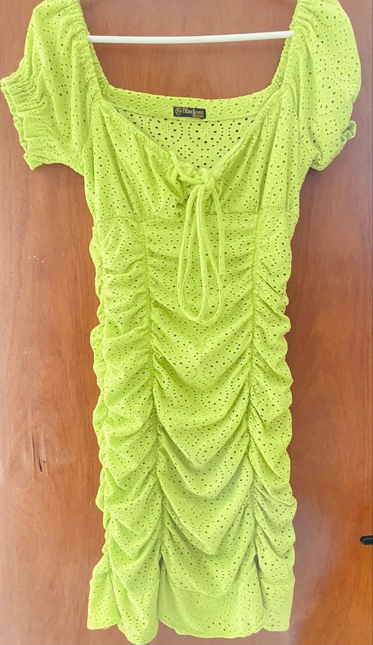 SEMANA DO DESAPEGO Vestido verde de malha  - Foto 2