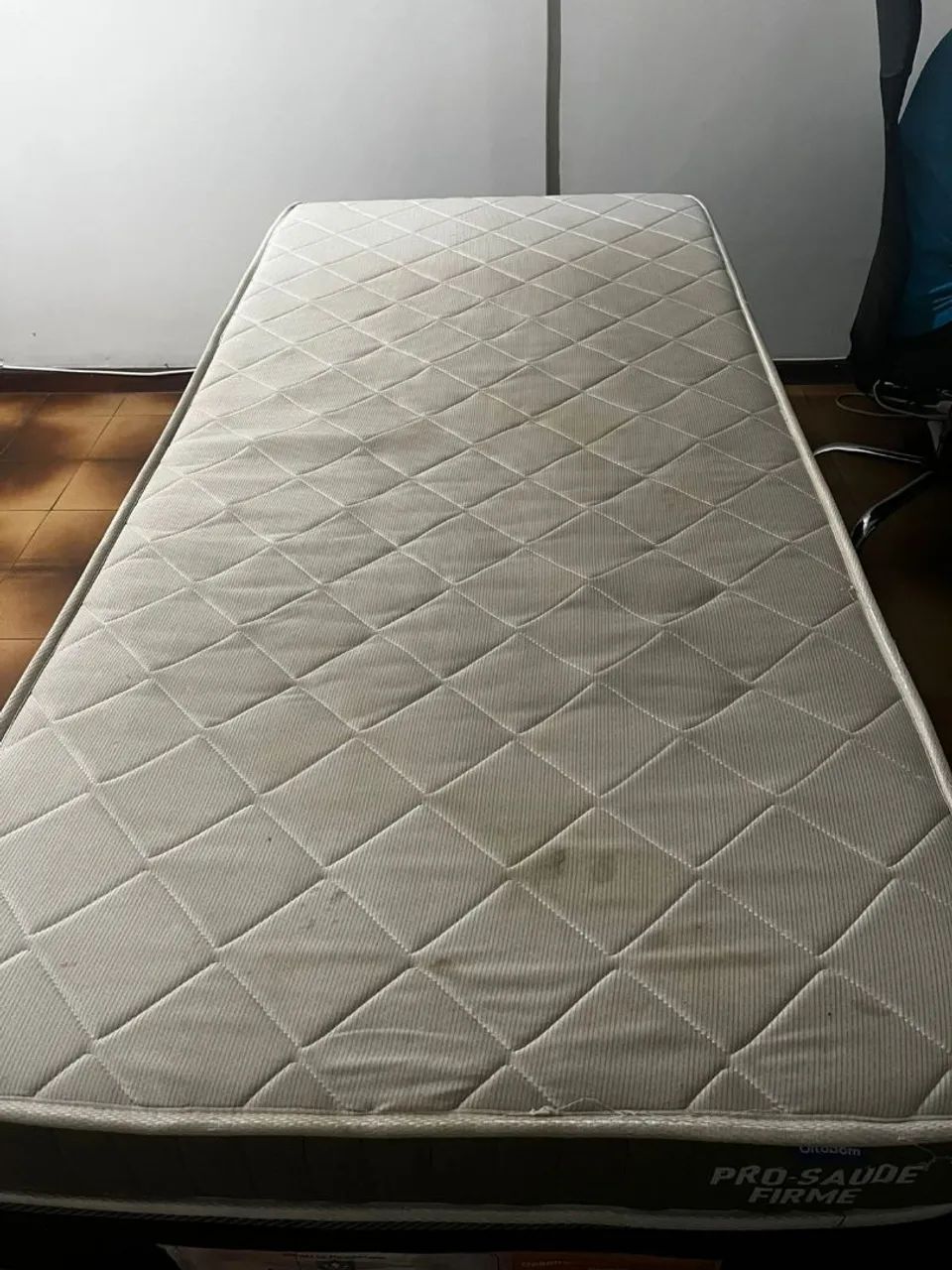 Cama box de solteiro (base + Colchão Ortobom) - Foto 2