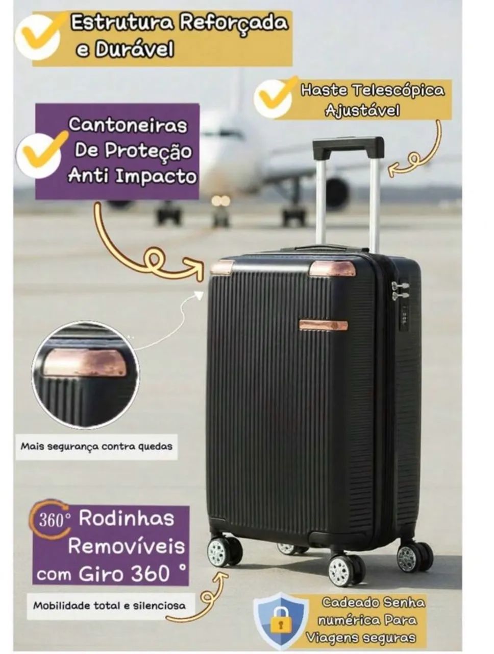 Mala de Viagem - 10kg - Foto 2