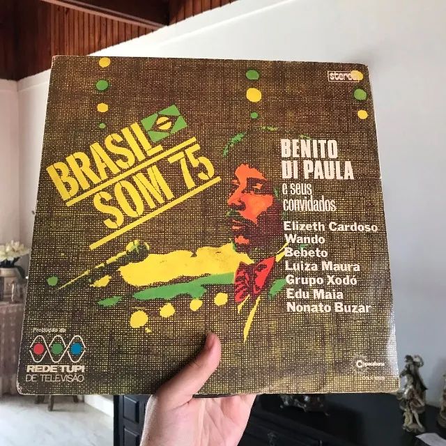 lp vinil -  brasil som 75 - benito di paula