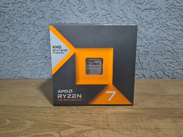 Processador AMD Ryzen 7 7800X3D, novo, aberto apenas para teste de funcionamento - Foto 2