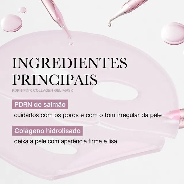 Kit 4 Máscaras Medicube PDRN Pink Collagen Gel 28g - Foto 5