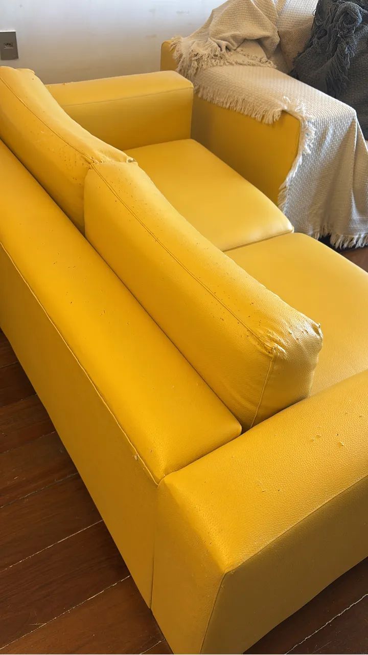 Sofá courino 2 e 6 lugares  - Foto 5