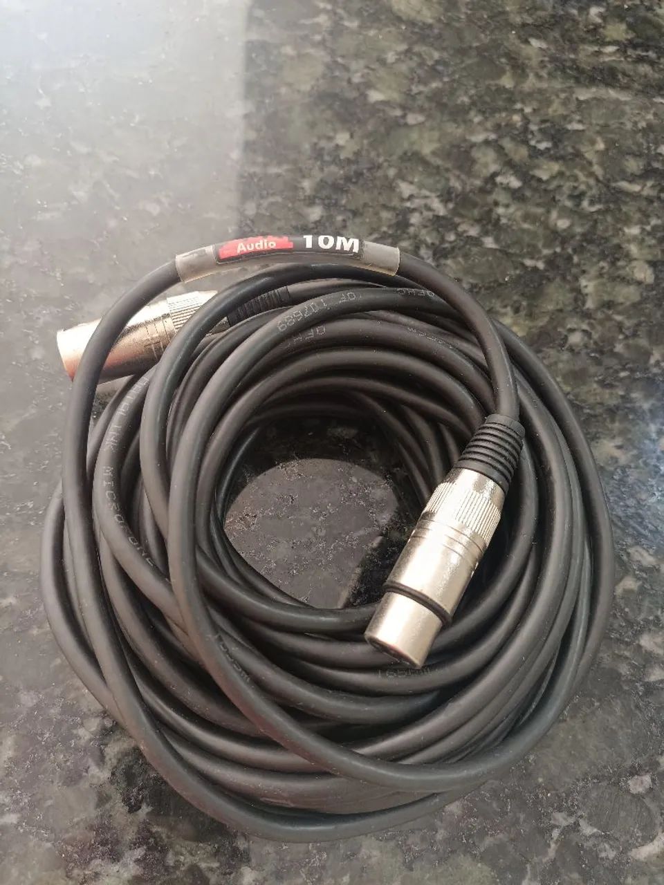 Cabo RTA tipo microfone, 10 metros. XLR..