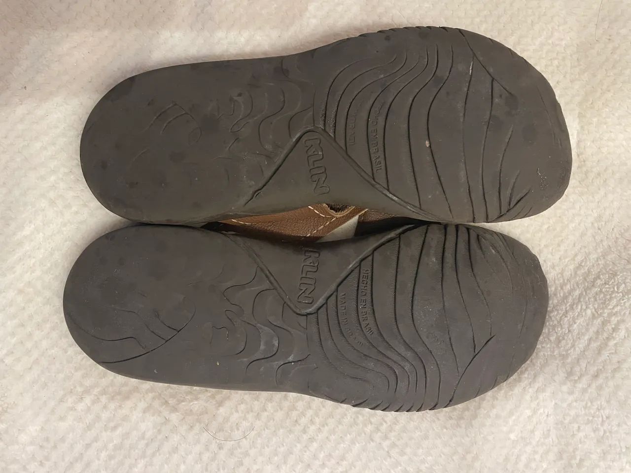 Chinelo couro Klin - TAM. 30/31 - Foto 2