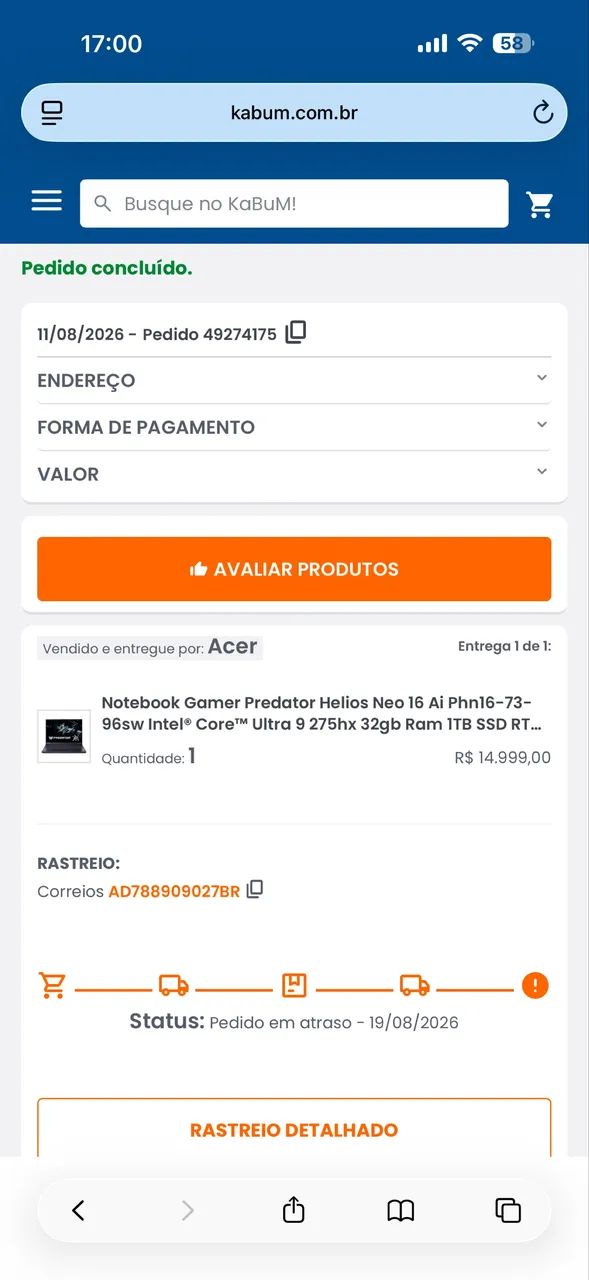 Notebook gamer predador helios neo AI  - Foto 4