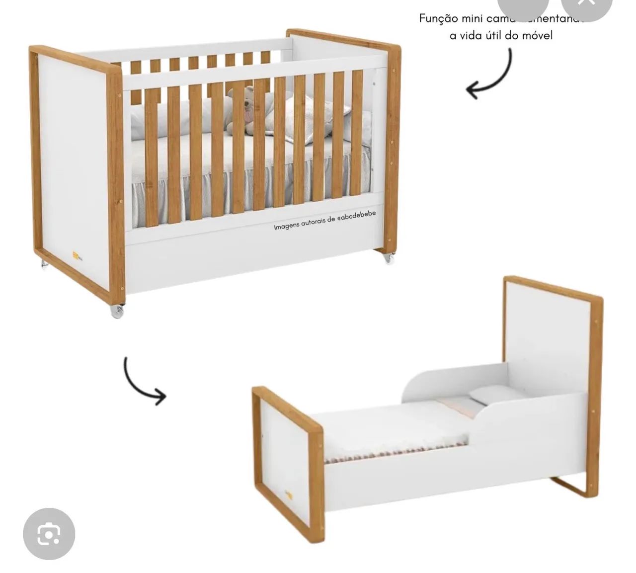 Vendo berço que vira cama marca Matic!! - Foto 3