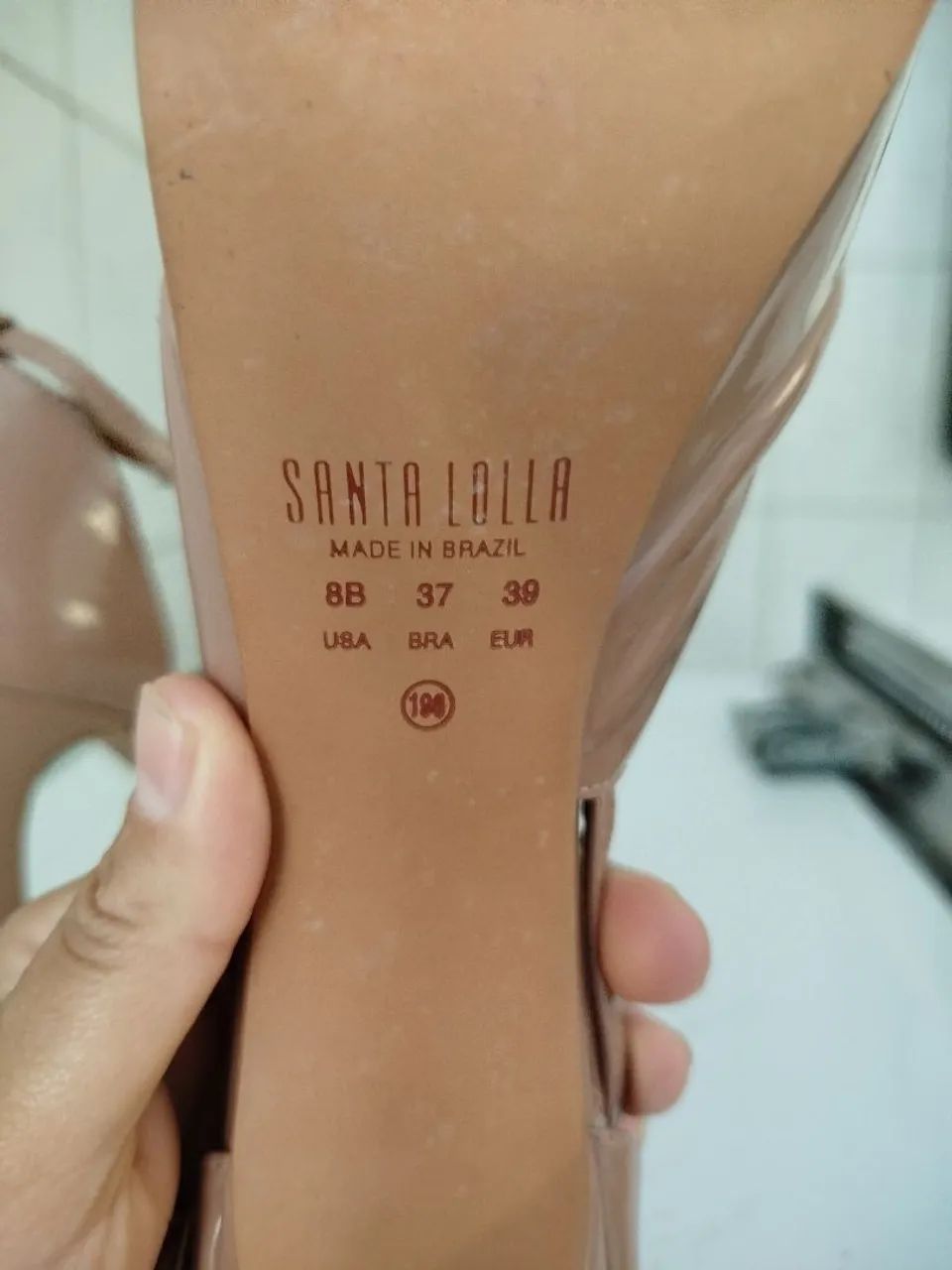 Sandália de salto alto Santa Lolla  - Foto 4