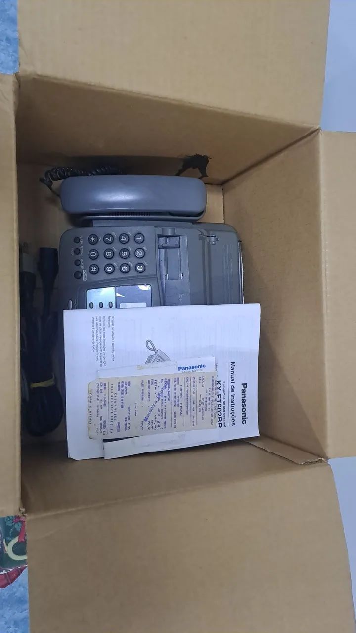 Fax Panasonic ( caixa e Manual ) - Foto 4