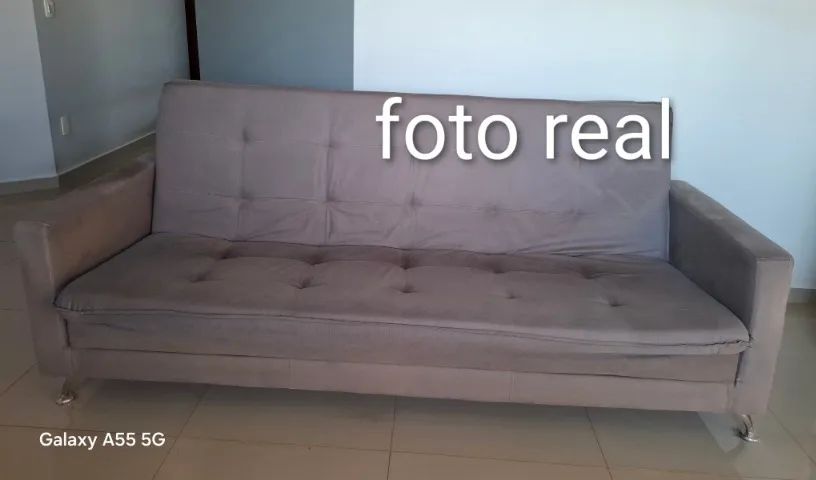 Sofá Cama 3 Lugares Viena Ref 11 - USADO EM ÓTIMO 