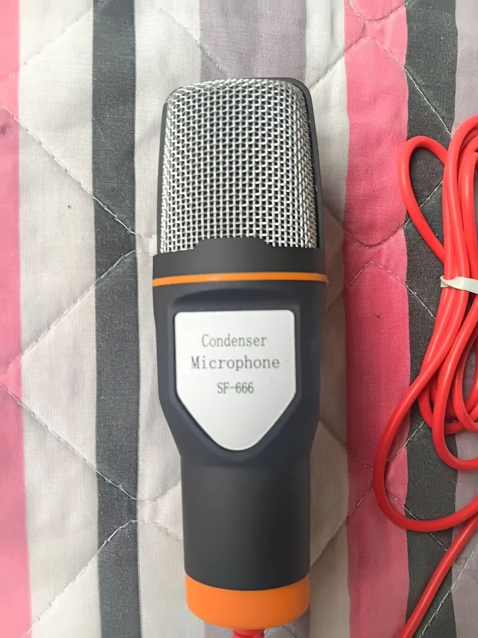 Microfone Condensador sf-666 com tripé - Foto 5