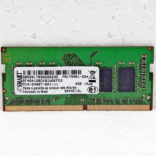 Memória RAM Notebook 4GB DDR4 2400 SODimm SMART