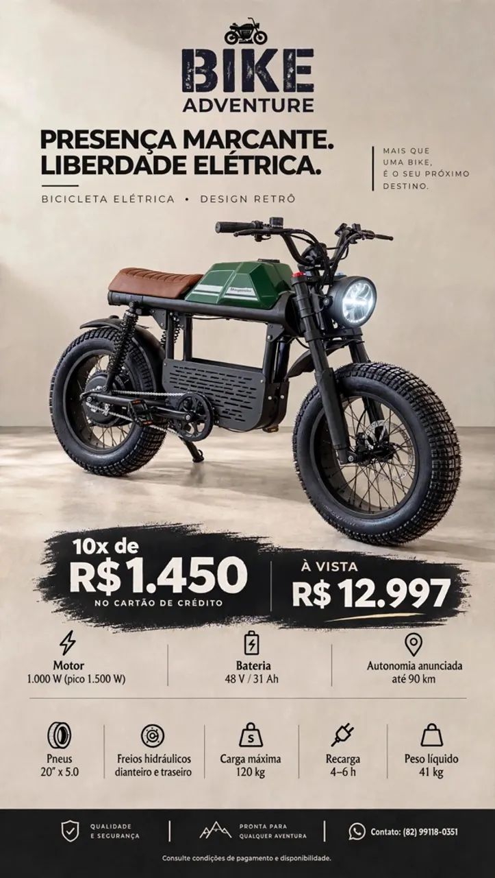 Bike elétrica ft01