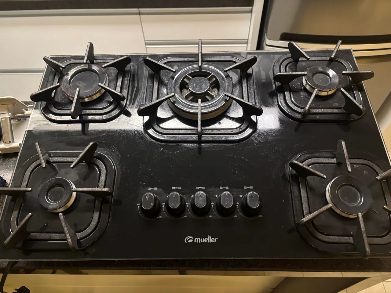 Cooktop Mueller 5 Bocas Com Queimador Tripla Chama - Bivolt