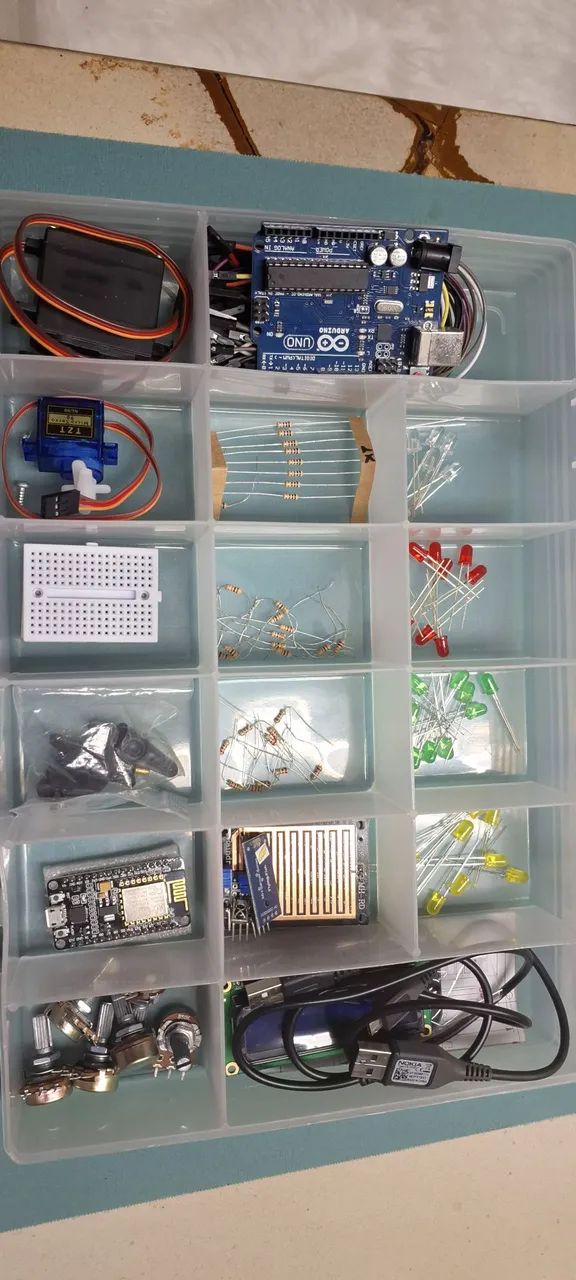 Arduino uno e esp32 mais componentes maker - Foto 4