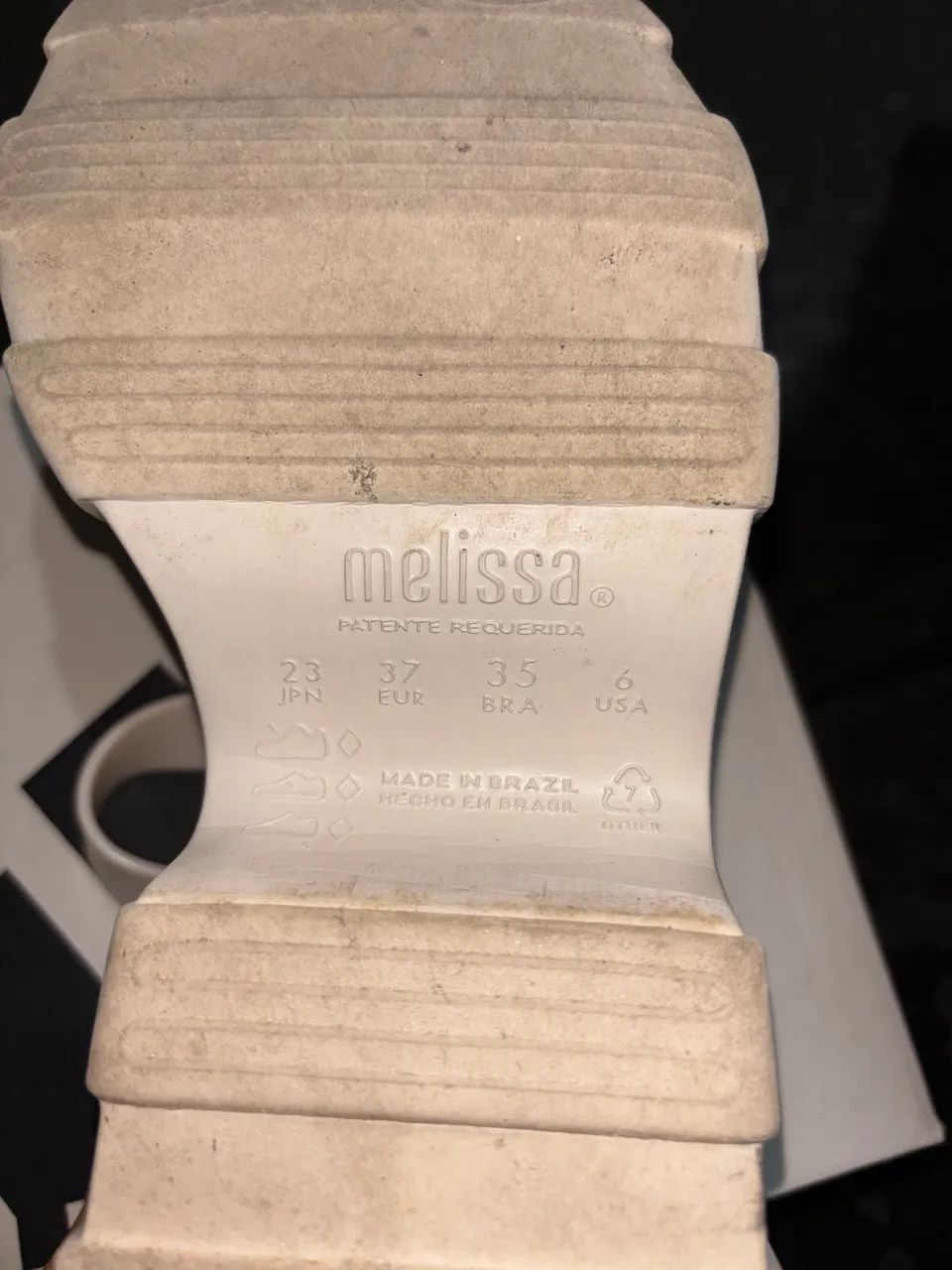 Sandália Melissa Ella bege 35 - Foto 3