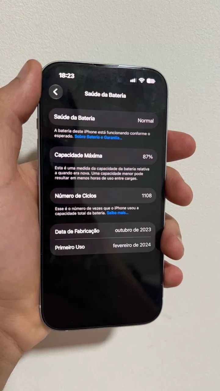 iPhone 15 Bateria 87% com NF  - Foto 5