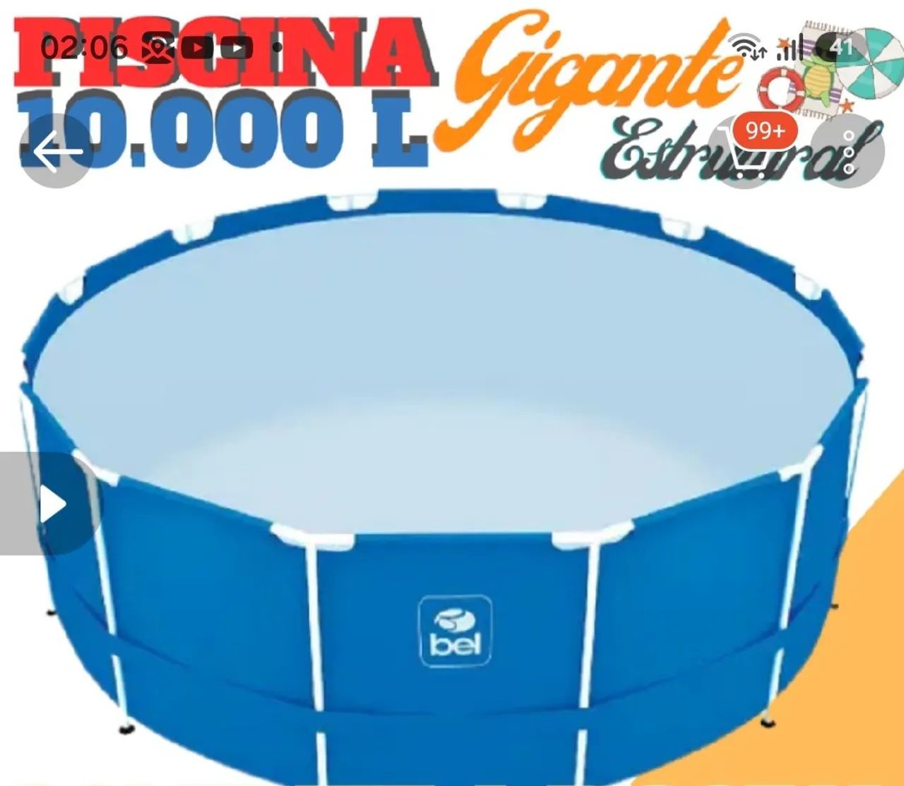 Piscina nova na caixa - Foto 2